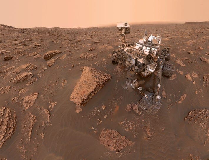 MARS ROVER SELFIE REVEALS THE TOLL OF Existence ON MARS