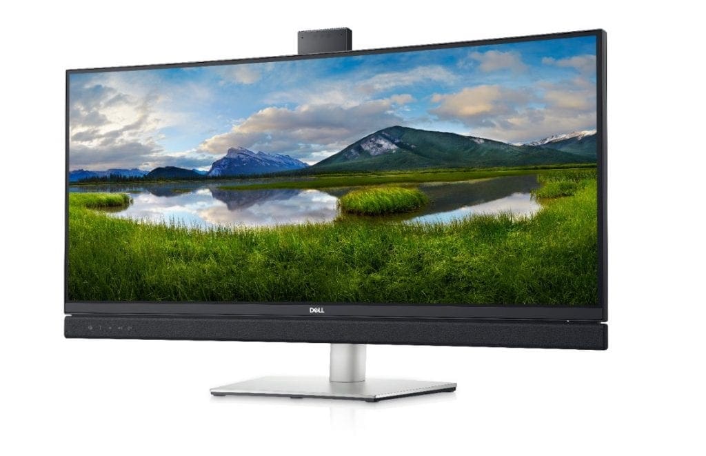 Dell Monitor Includes Pop-Up Webcams With Built-In Team Buttons To Enable Video Calls