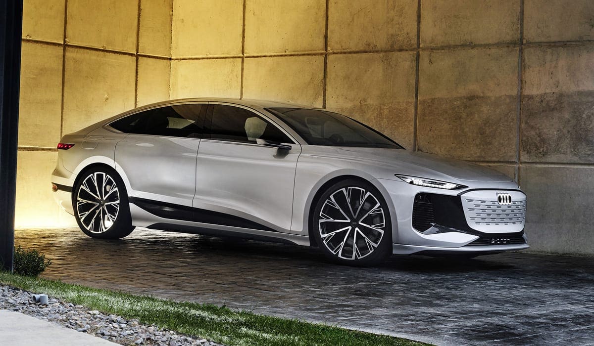 A6 E-Tron Concept Applied On Electric Sedans By Audi