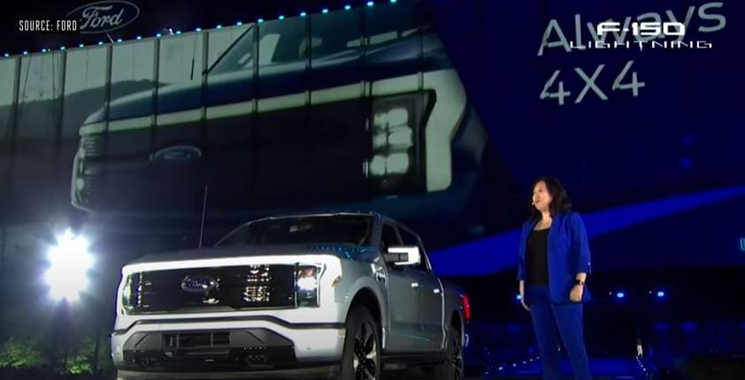 Ford reveals the new electric F-150 Lightning truck