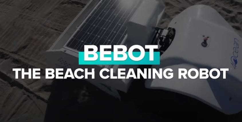 Meet the fully electric robot cleaning beaches