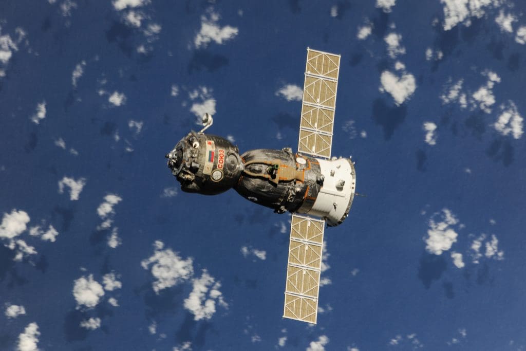 Soyuz Spacecraft Returns To Earth Empty Handed