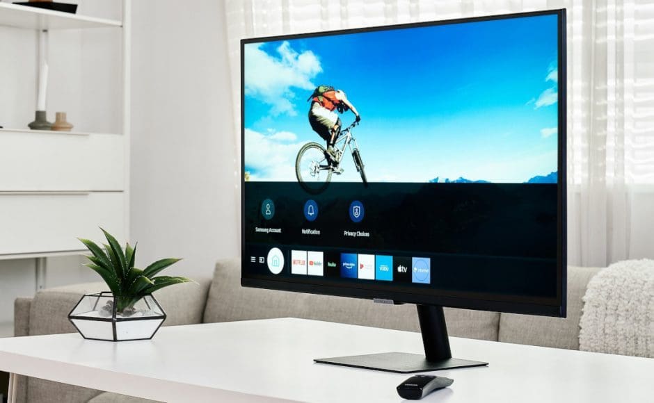 Samsung M7 Stunning Smart Monitor That Can Be Used As A TV